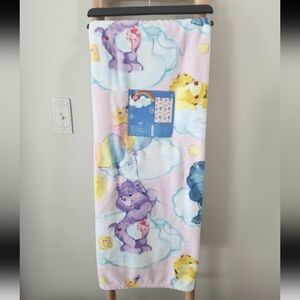 NWT CARE BEARS PLUSH THROW BLANKET